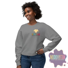 Good Vibes Bold Moves Personalized Unisex Lightweight Crewneck Sweatshirt - Brand Edition Moodovation