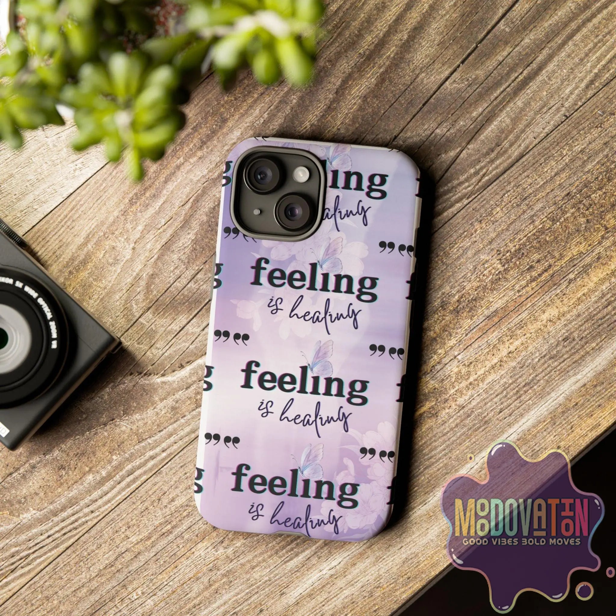 Feeling Is Healing Phone Case - Lilac - MOODOVATION