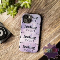 Feeling Is Healing Phone Case - Lilac - MOODOVATION