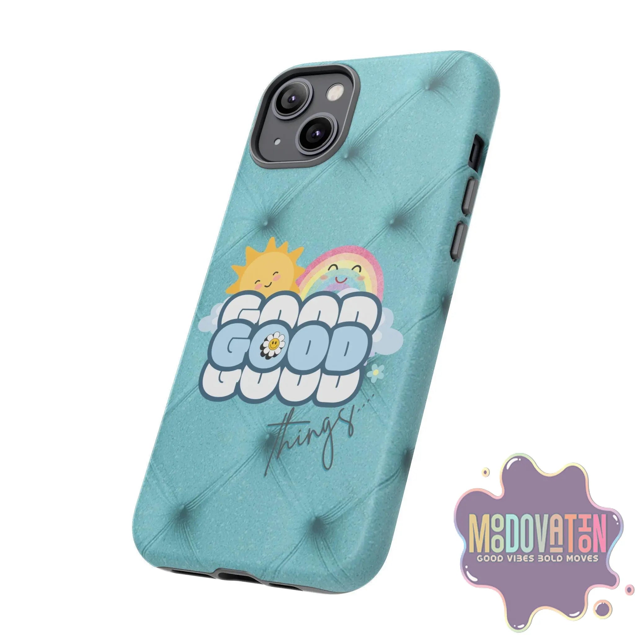 Good Things Phone Case - Teal - MOODOVATION