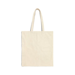 Breast Cancer Awareness Canvas Tote Bag – Courage, Strength & Faith Ribbon