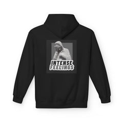Intense Feelings Unisex Midweight Hoodie - Grey Print