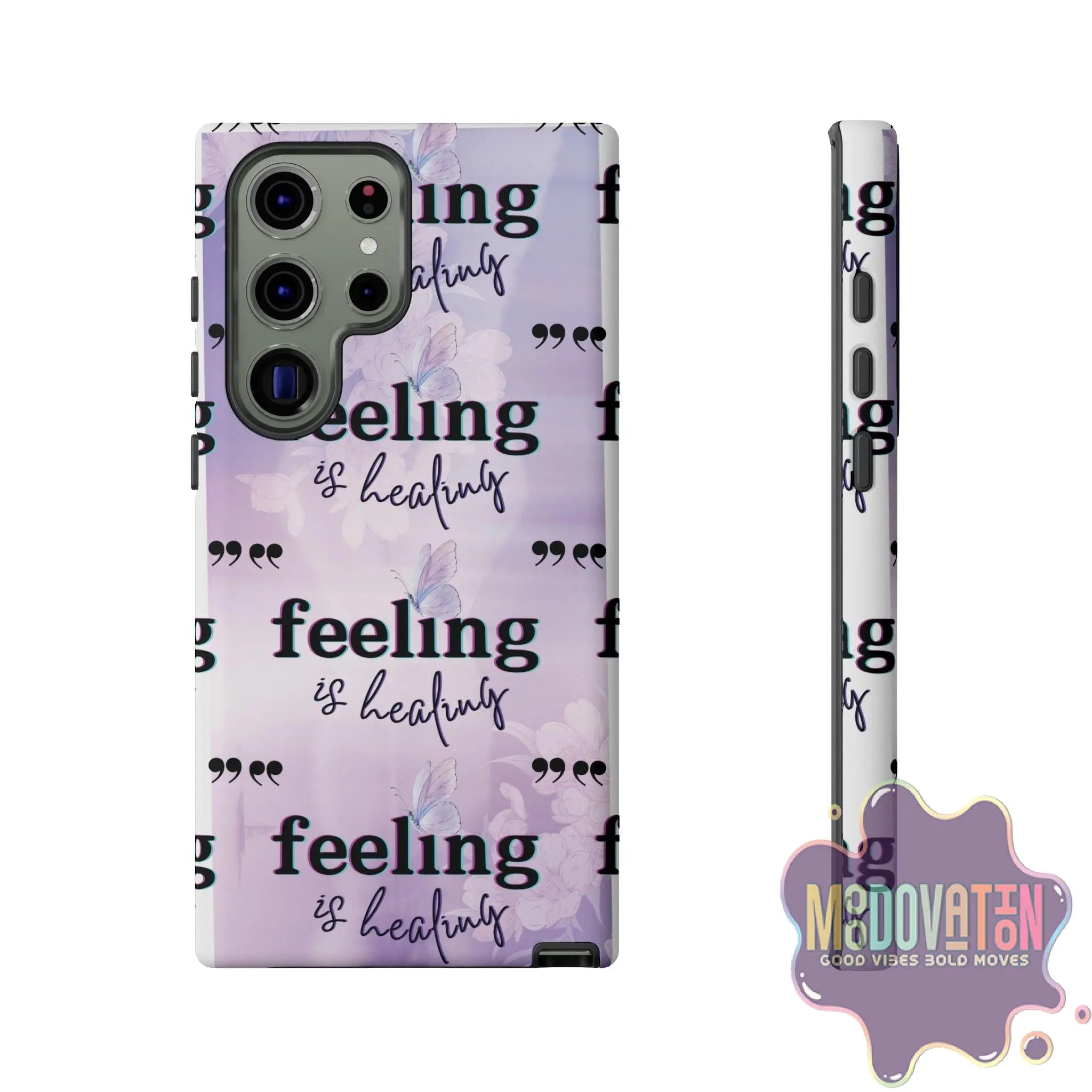 Feeling Is Healing Phone Case - Lilac - MOODOVATION