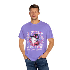 In October We Wear Pink – Breast Cancer Awareness Unisex T-Shirt