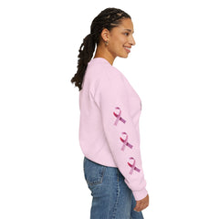 In October We Wear Pink – Breast Cancer Awareness Unisex Crewneck Sweatshirt