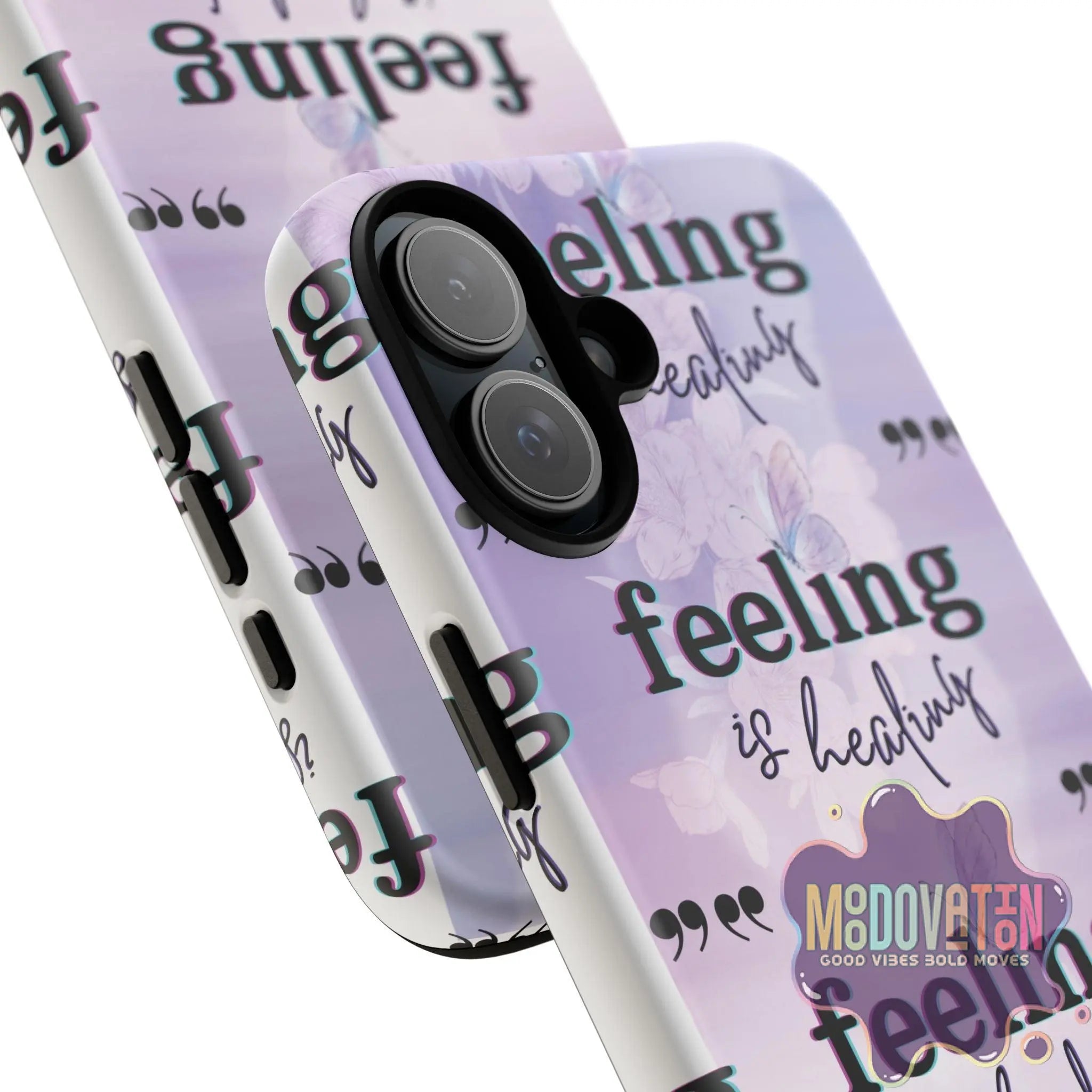 Feeling Is Healing Phone Case - Lilac - MOODOVATION