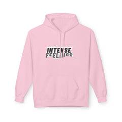 Intense Feelings Unisex Midweight Hoodie - Grey Print