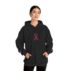 Pink Ribbon Awareness Hoodie, Unisex Sweatshirt for Fundraising, Breast Cancer Awareness Month, Inspirational Gift, Cozy Jumpsuit