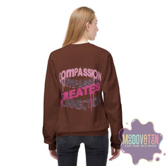 Self-Compassion Unisex Midweight Crewneck Sweatshirt - MOODOVATION