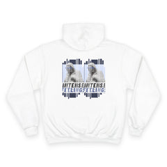 Intense Feelings Champion Unisex Hoodie - Navy Print