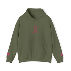 Pink Ribbon Awareness Hoodie, Unisex Sweatshirt for Fundraising, Breast Cancer Awareness Month, Inspirational Gift, Cozy Jumpsuit