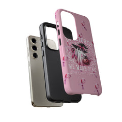 In October We Wear Pink Tough Phone Case – Breast Cancer Awareness