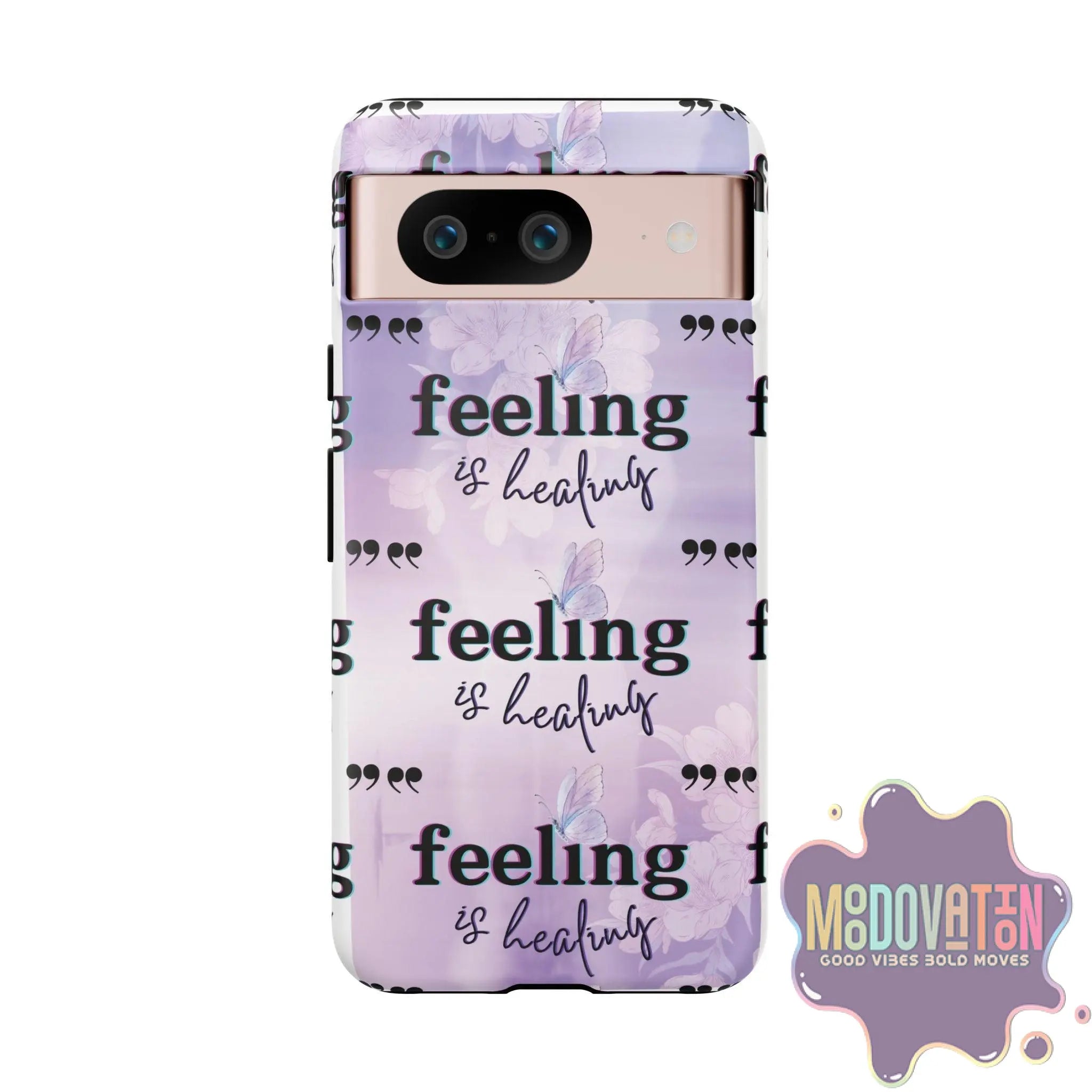 Feeling Is Healing Phone Case - Lilac - MOODOVATION