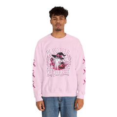 In October We Wear Pink – Breast Cancer Awareness Unisex Crewneck Sweatshirt