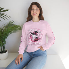 In October We Wear Pink – Breast Cancer Awareness Unisex Crewneck Sweatshirt