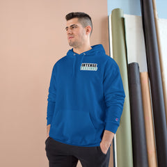 Intense Feelings Champion Unisex Hoodie - Cyan Print