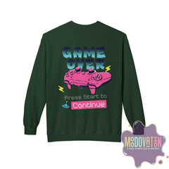 Game Over Unisex Midweight Crewneck Sweatshirt - MOODOVATION