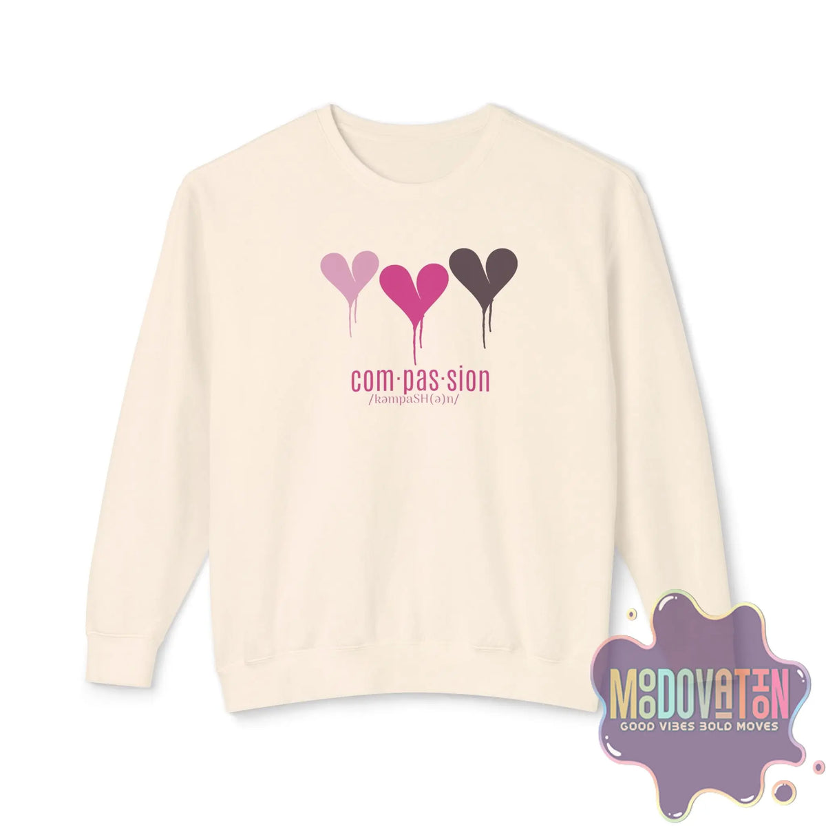 Compassion Unisex Lightweight Crewneck Sweatshirt - Spring Edition Moodovation