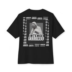 Intense Feelings – Grey Print Unisex Oversized Tee