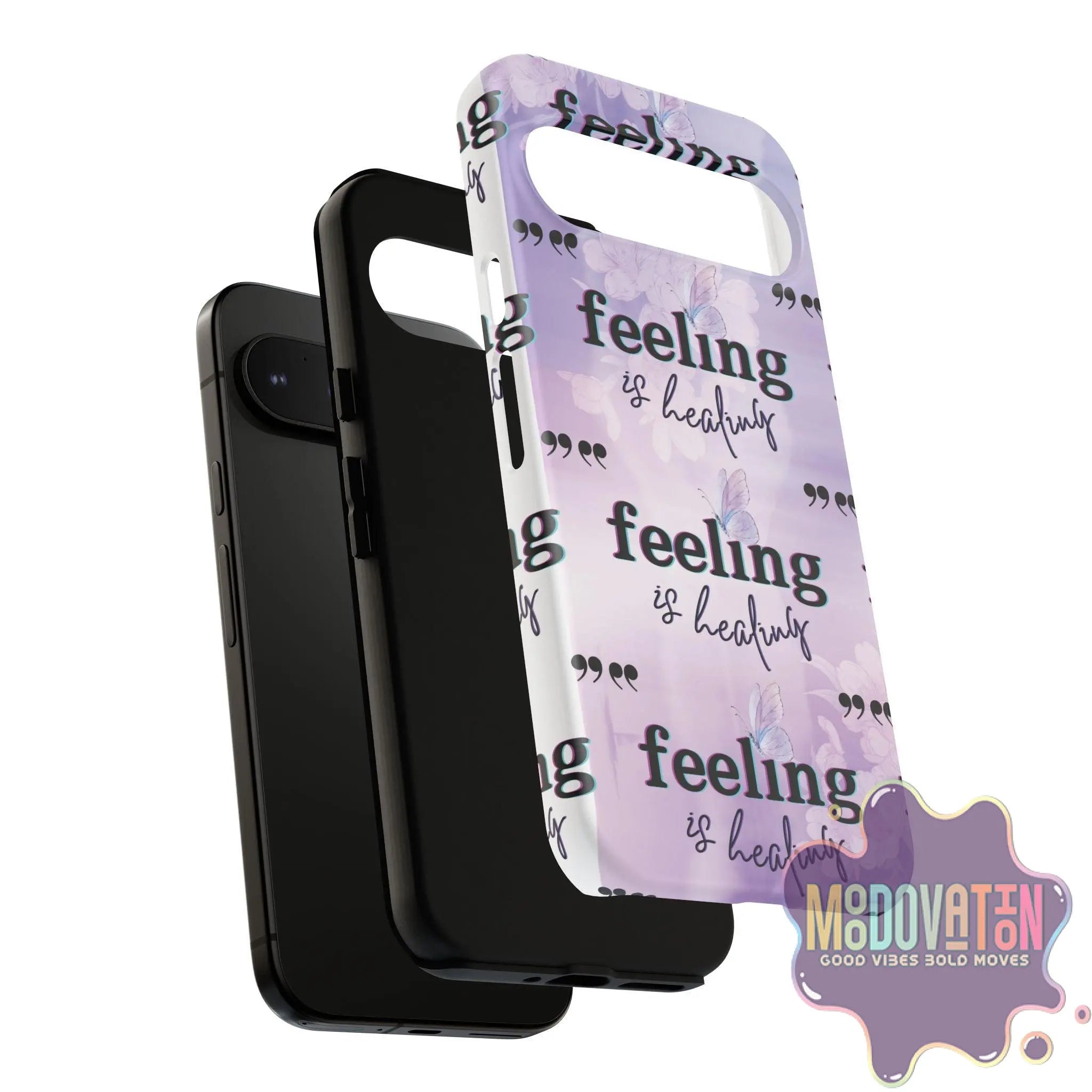 Feeling Is Healing Phone Case - Lilac - MOODOVATION