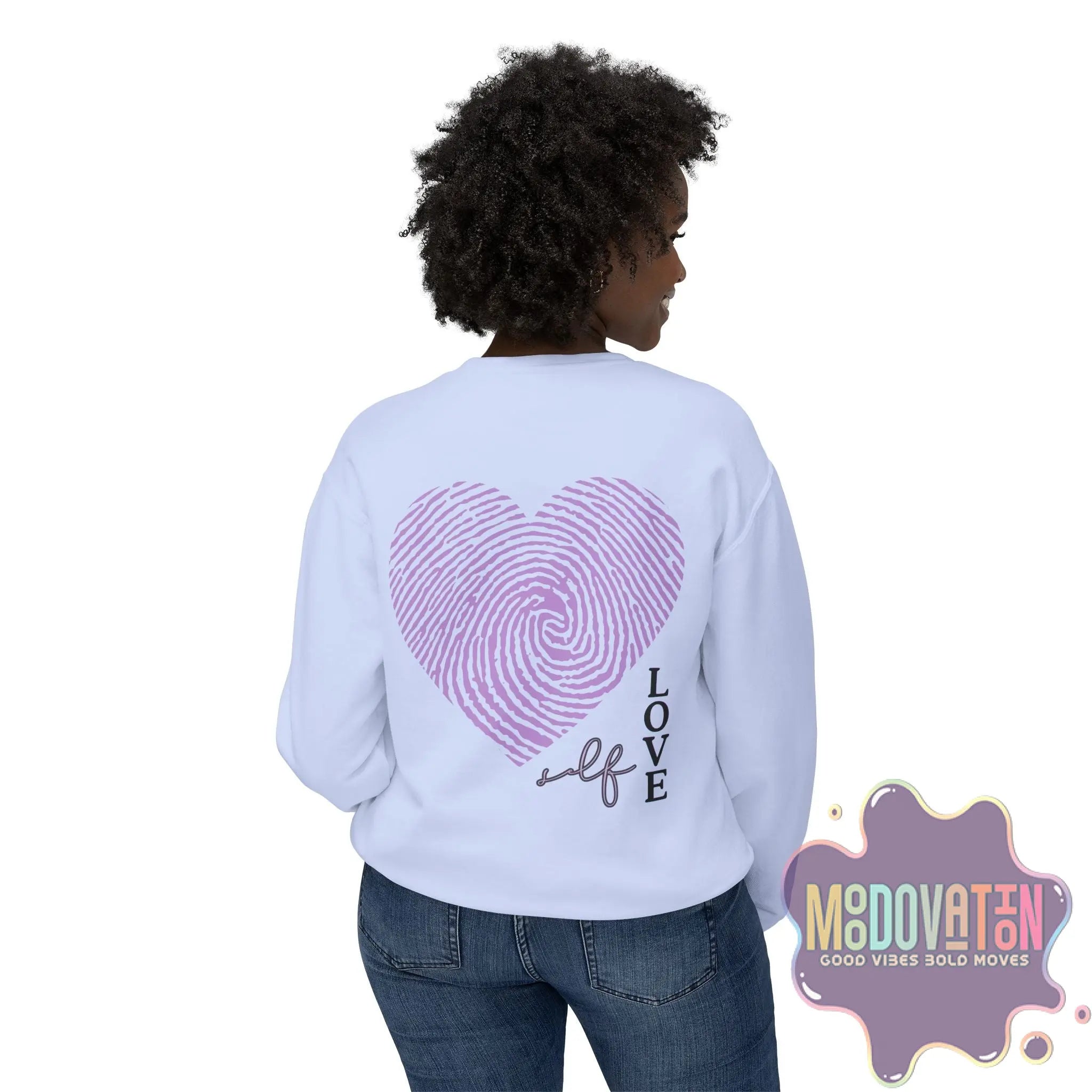 Feeling Is Healing Lightweight Crewneck Sweatshirt - Spring Edition Moodovation