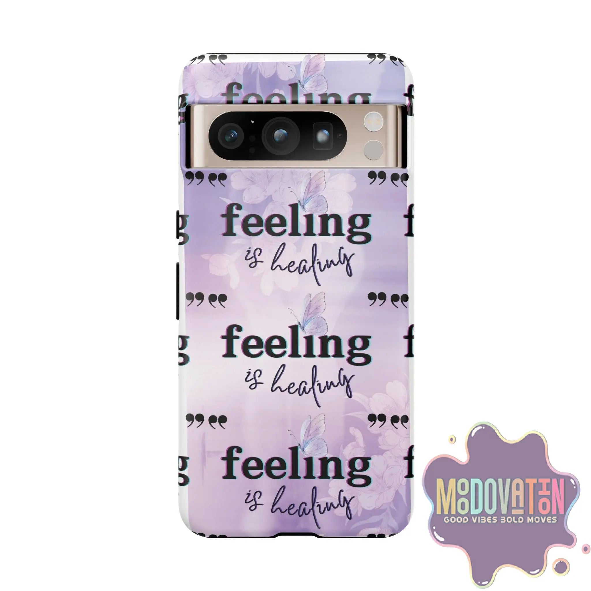 Feeling Is Healing Phone Case - Lilac - MOODOVATION