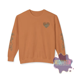 Feeling Is Healing Heart-print Unisex Lightweight Crewneck Sweater - Spring Edition Moodovation