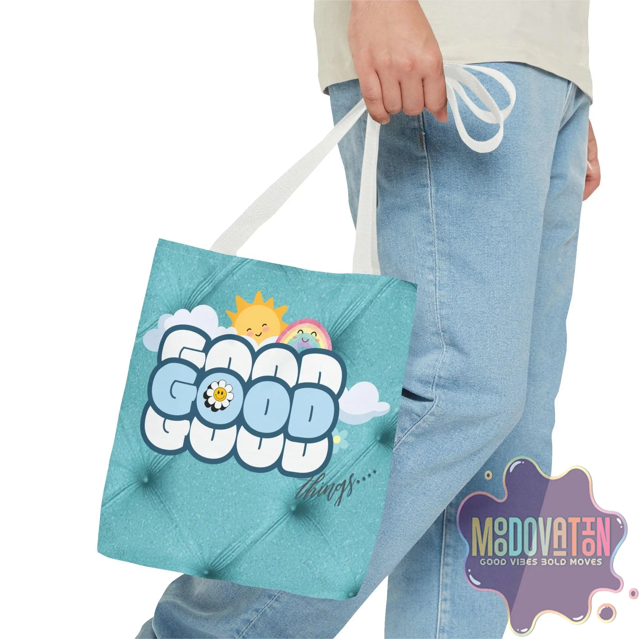 Good Things Tote Bag - Teal - MOODOVATION