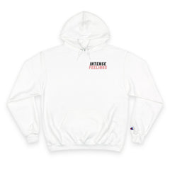 Intense Feelings Champion Unisex Hoodie - Black/Rose Pink Print