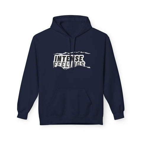 Intense Feelings Unisex Midweight Hoodie - Grey Print