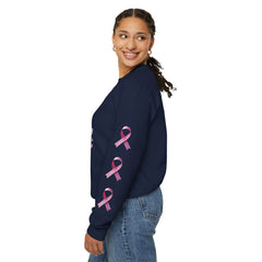 In October We Wear Pink – Breast Cancer Awareness Unisex Crewneck Sweatshirt