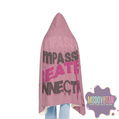 Compassion Snuggle Blanket - Pink - MOODOVATION