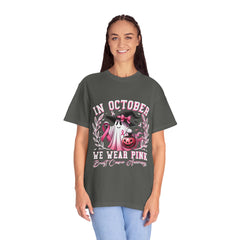 In October We Wear Pink – Breast Cancer Awareness Unisex T-Shirt