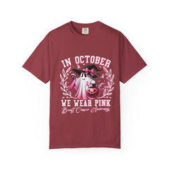 In October We Wear Pink – Breast Cancer Awareness Unisex T-Shirt