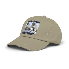 Intense Feelings - Navy Print Vintage Distressed Hat