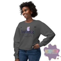 Feeling Is Healing Lightweight Crewneck Sweatshirt - Spring Edition Moodovation