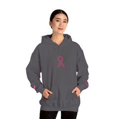 Pink Ribbon Awareness Hoodie, Unisex Sweatshirt for Fundraising, Breast Cancer Awareness Month, Inspirational Gift, Cozy Jumpsuit