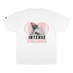 Intense Feelings - Rose Pink Print Unisex Champion T-Shirt