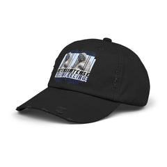 Intense Feelings - Navy Print Vintage Distressed Hat