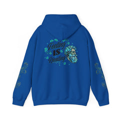 Feeling Is Healing - Unisex Statement Sleeve Hoodie