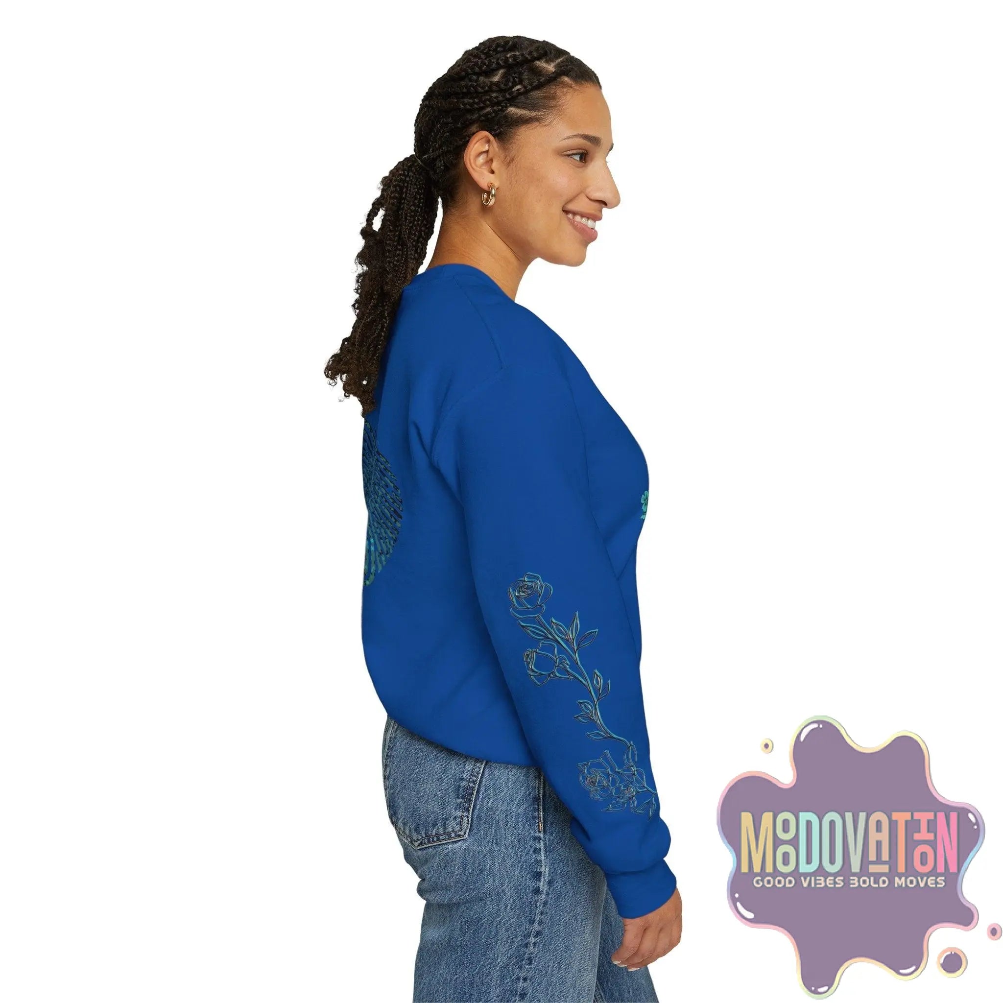Feeling Is Healing Unisex Heavy Blend Crewneck Sweatshirt - MOODOVATION