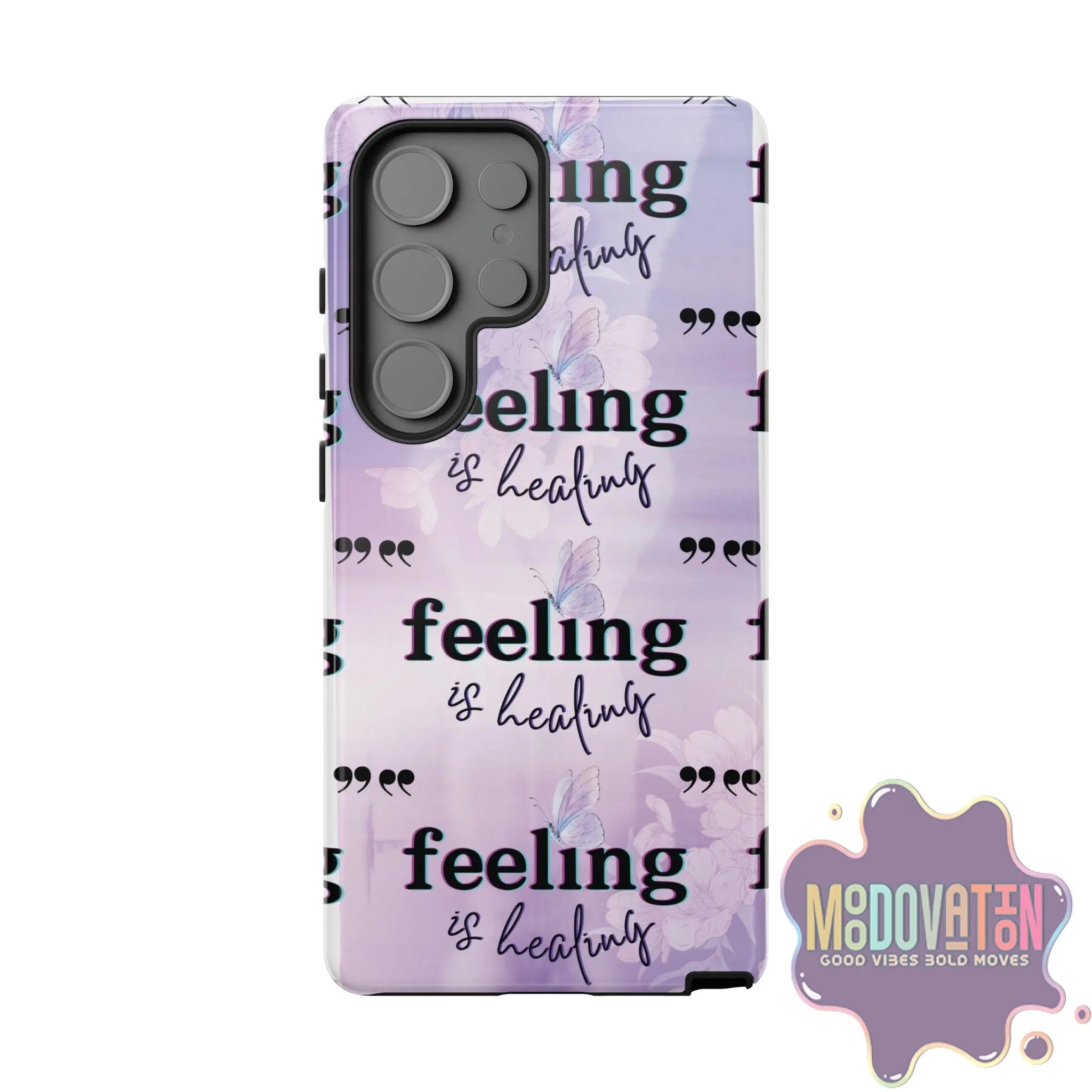 Feeling Is Healing Phone Case - Lilac - MOODOVATION