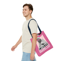 Intense Feelings Tote Bag - Pink Print
