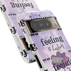 Feeling Is Healing Phone Case - Lilac - MOODOVATION