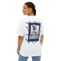 Intense Feelings – Navy Unisex Oversized Tee