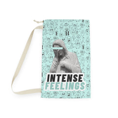 Intense Feelings - Cyan Laundry Bag