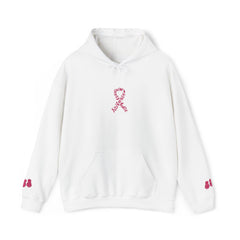 Pink Ribbon Awareness Hoodie, Unisex Sweatshirt for Fundraising, Breast Cancer Awareness Month, Inspirational Gift, Cozy Jumpsuit