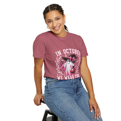 In October We Wear Pink – Breast Cancer Awareness Unisex T-Shirt