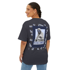 Intense Feelings – Navy Unisex Oversized Tee