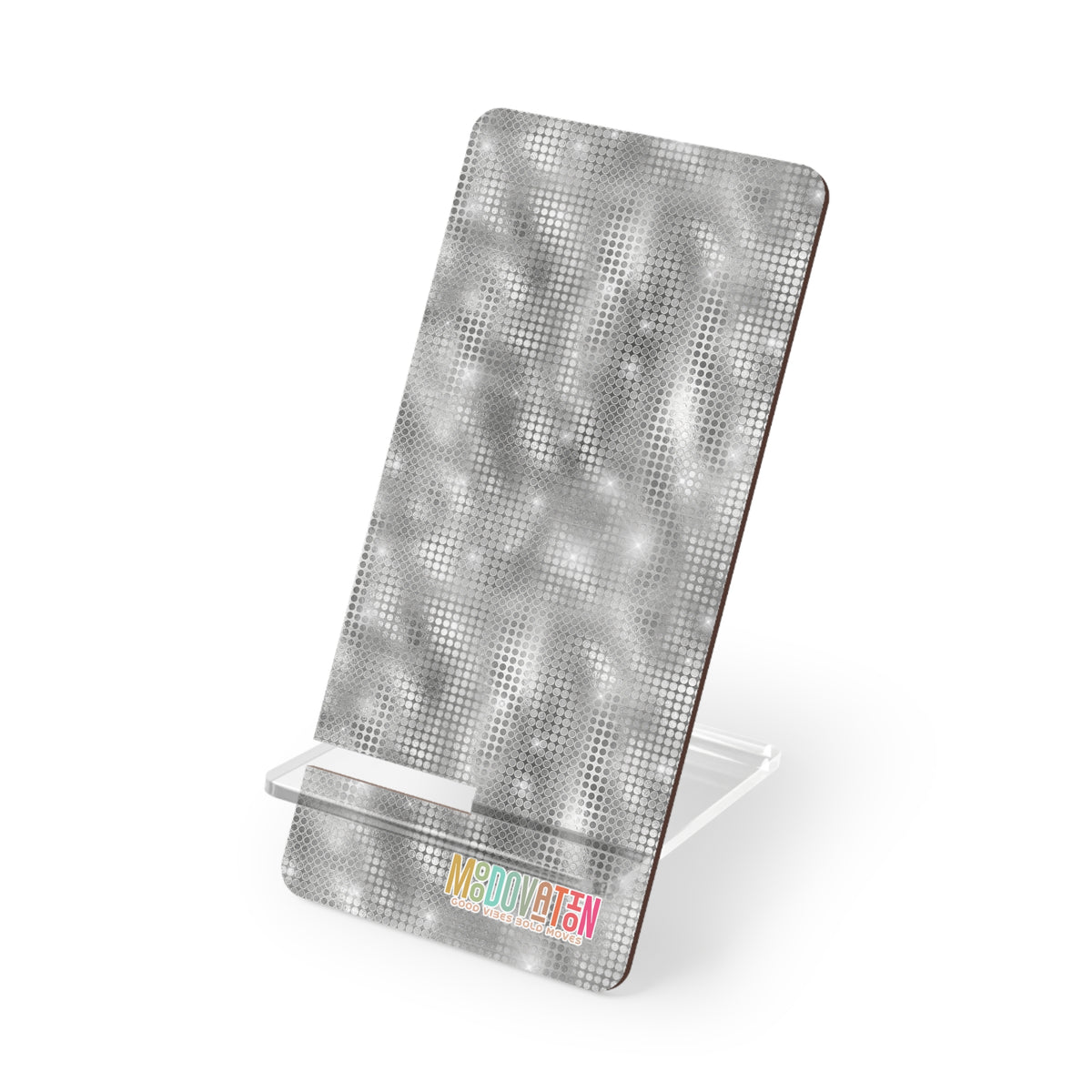 Retro Silver Flow Mobile Stand
